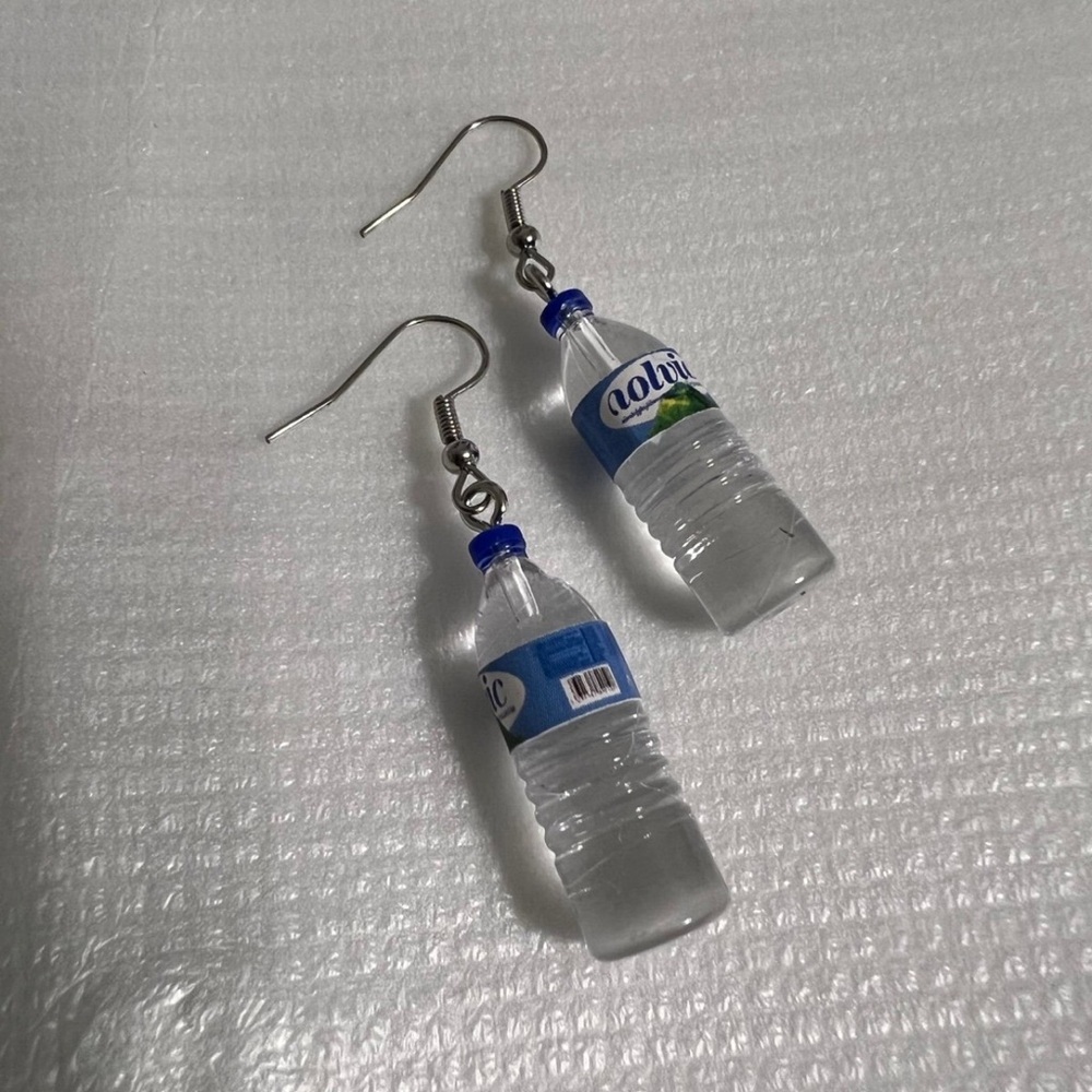 Water Bottle Earrings